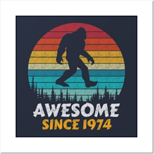 Awesome Since 1974 Posters and Art